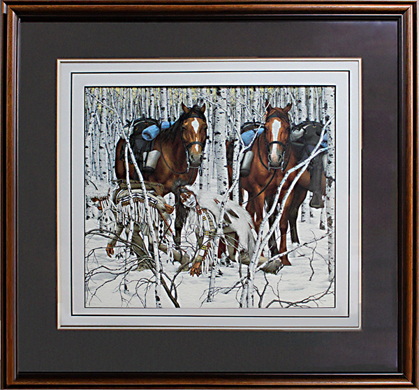 Two Indian Horses (detail)