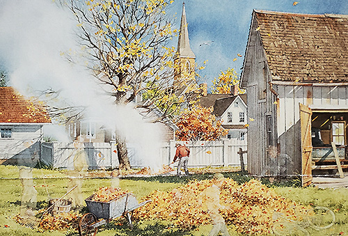 Burning Leaves