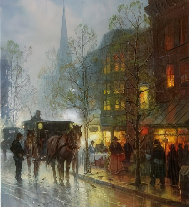 Teatime on Newbury Street