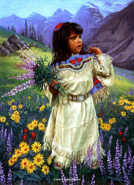 Song Child's Spring Bouquet