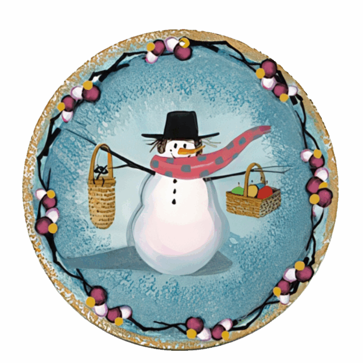 Snow Many Baskets - Ornament